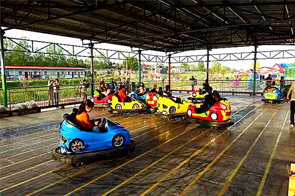 Carnival Funfair Bumper Car Rides Ground Grid Rear Driven Type